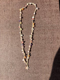 Beaded Flower Crochet Necklace
