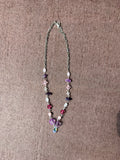 Purple Pendant Suncatcher Necklace